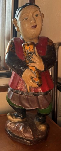 Statuette asie xxème bois - asie,