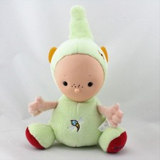 Doudou poupée lutin vert - poupée,