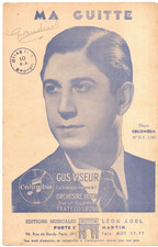 Partition acc gt non datée  Gus VISEUR Ma guitte, valse musette (E & A. CARRARA)