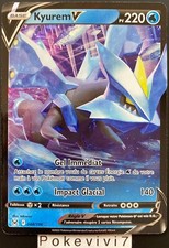 Carte Pokemon KYUREM 048/196 V Ultra Rare Epée et Bouclier 11 EB11 FR NEUF