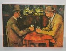 Ancien Puzzle LES JOUEURS DE CARTES CEZANNE vintage 500 pièces NATHAN 1975