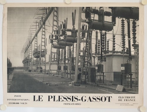 Affiche electricité france - electricité, de