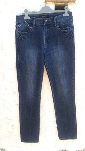 Jeans femme t42 bleu foncé