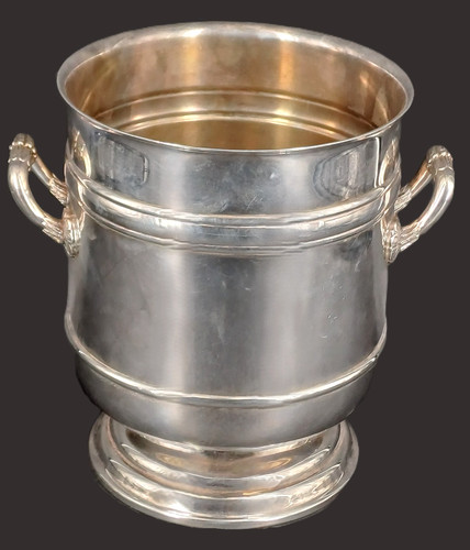 Joli seau champagne metal - champagne, en