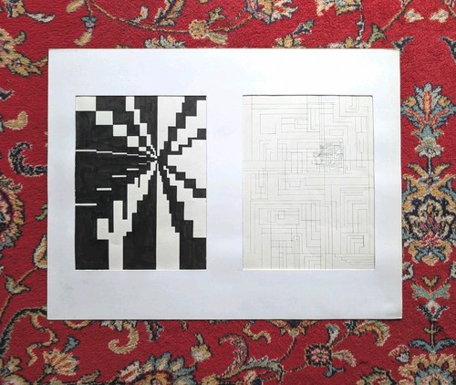 Dytique abstrait abstraction - abstrait,