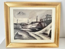 SUPERBE AQUARELLE SIGNÉ TONCINI POST IMPRESSIONISME