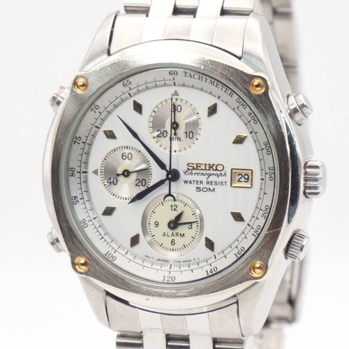 Seiko 7t32 6j50 quartz - seiko,