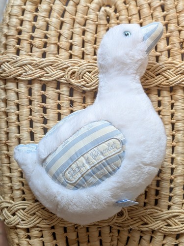 Peluche oie canard blanc - , bleu