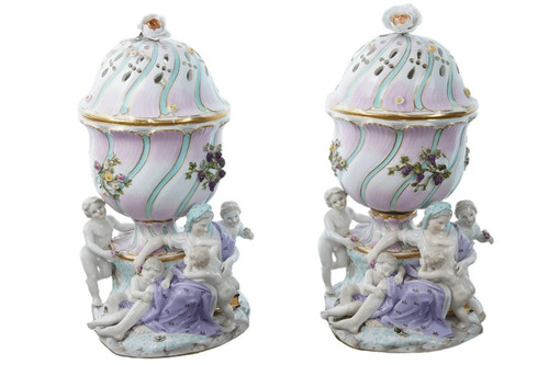 Antique meissen potpourri - pr,