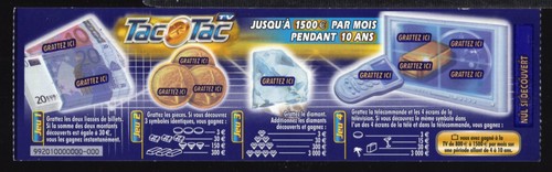 Grattage fdj specimen tac - grattage,