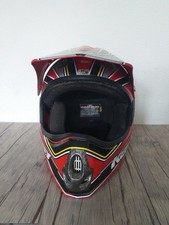 Casque moto cross - moto, dédicacé