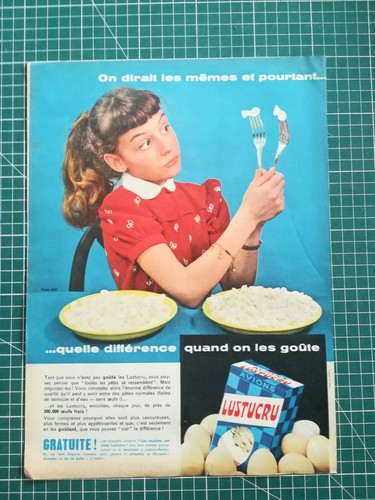 262 publicité ancienne 1960 - ancienne,