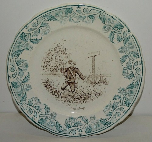 Assiette parlante céramique - -assiette,