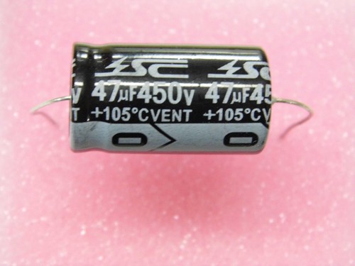 Condensateur chimique axial - chimique,