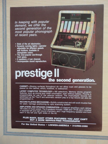 Prestige jukebox flyer - ii,