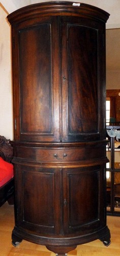 Armoire angle bois - armoire,