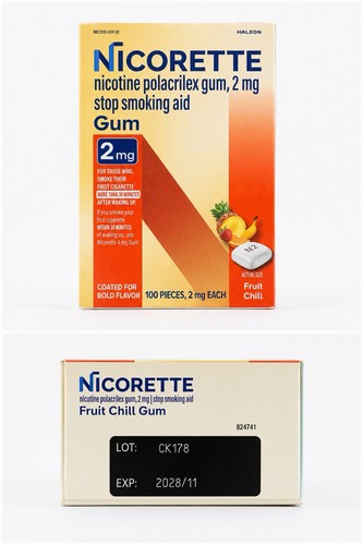 Nicorette 2mg nicotine gum - gum, to