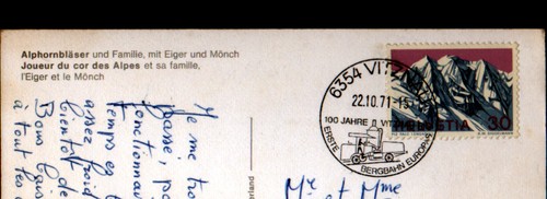Vitznau joueur cor - vitznau,