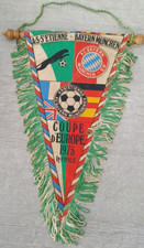 Fanion Football ASSE ST ETIENNE v BAYERN MUNICH 1/2 finale Coupe europe 1975