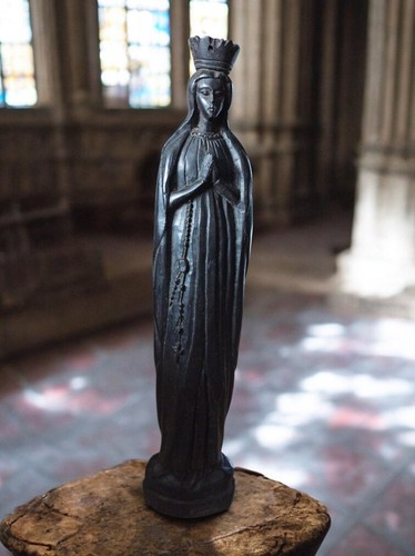 Statue religieuse bois - en,