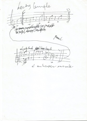 Serge gainsbourg manuscrit - serge,