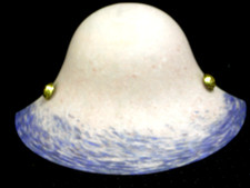 ANCIENNE APPLIQUE PATE DE VERRE ART DECO LAMPE STYLE DEGUE MULLER DAUM SCHNEIDER