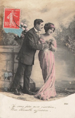 Couple elegant moustachu - elegant,