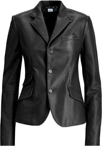 Manteau créateur cuir - manteau, de