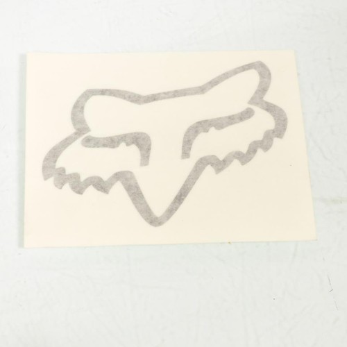 Autocollant stickers fox noir - autocollant,