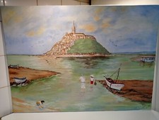 Tableau Toile Mont St Michel