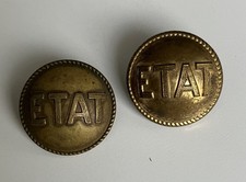 lot de 2 boutons anciens