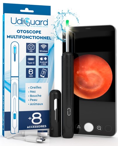 Otoscope oreille avec - avec, caméra