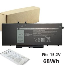 68Wh 3HWPP Batterie pour Dell