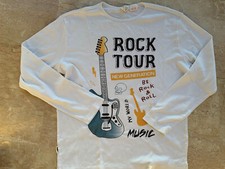 ZARA BOYS: PULL POLO GARÇON GUITARE "ROCK TOUR" 11-12 ANS, COMME NEUF