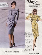 1987 Vintage Vogue Couture