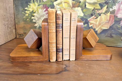 Ancienne paire serre livres - paire, serre-livres
