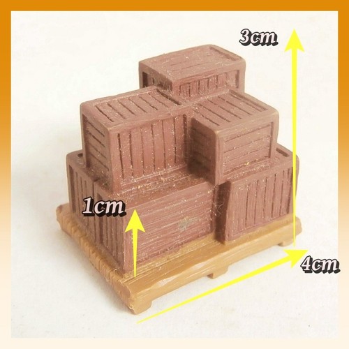Diorama bloc caisses de - -,