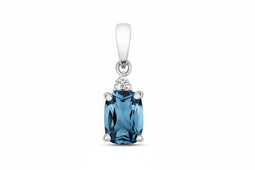 Collier pendentif solitaire