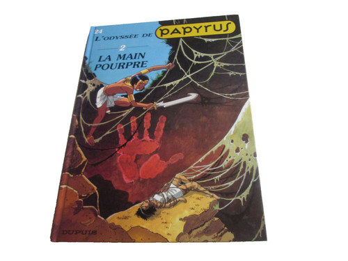 Papyrus la main - main, pourpre