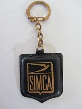 Porte clef cuir  "SIMCA"