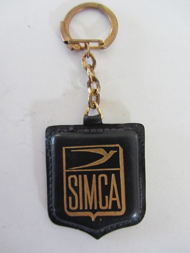 Porte clef cuir - , "simca"