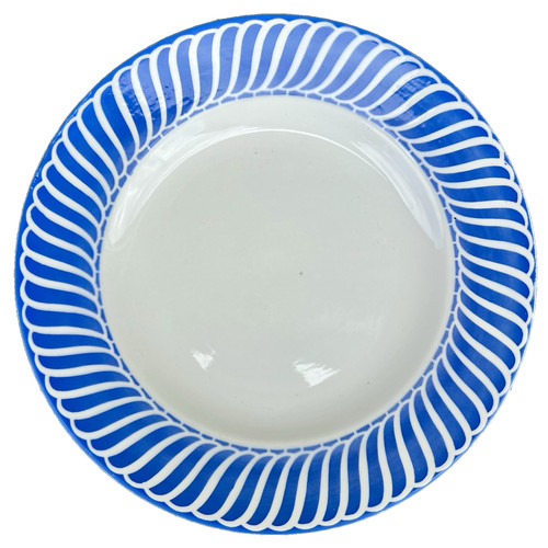 Plat rond ancien faïence