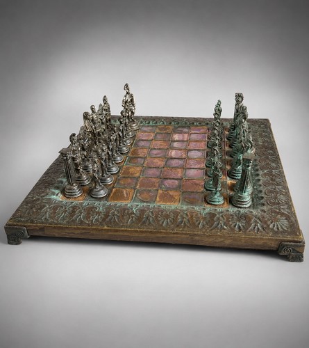 Jeu échecs vintage en - vintage,