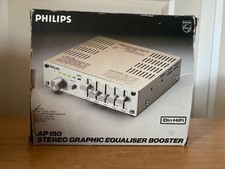 PHILIPS AP 150 Amplificateur Stereo Graphic Egaliseur vintage voiture audio NEUF