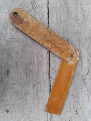 Rapportmetre ancien bois - ancien,