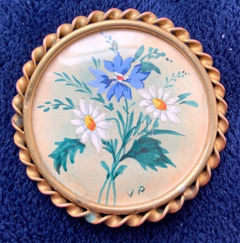 Broche ancienne circulaire