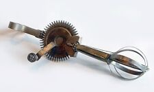 Batteur double fouets à mains vintage "New-York US", poignée en métal