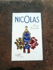 MAGNET EMAILLE PUBLICITAIRE ANCIENNES MARQUES Vins Nicolas Fabriqué en France