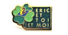 Pin's ANTENNE 2 EMISSION TV ERIC ET MOI Télévision Signé Star Pin's  Vintage#5/2