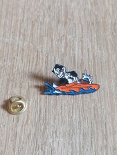 Pin's vintage épinglette Collector pins Bd  Pif & Hercule - canoë kayak 